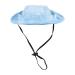 Fischerhut for dogs fishing hat for cats |Outdoor sun protection petual hats-adjustable fishing hat dog costume with ear holes for small extra small dogs pugs chihuahua shih tzu blue l