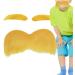 Moustache Auto-Adh sif Orange - Accessoire Photo Dr le | Sourcils Et Poils Faciaux Pour D guisements | Parfait Pour Cosplay F tes D'Halloween v nements Festivals Spectacles Sur Sc ne Ou Vacances - Buy Online on GoSupps.com