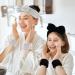 Araluky 6 Pcs Spa Headband Wrist Washband Scrunchies Set for Face Washing - No Drip Cleansing Cuffs - Buy Online on GoSupps.com
