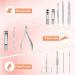 Yougai Professional Manicure Set - 12Pcs Stainless Steel Nail Kit for Women - Pedicure Grooming Kit with Travel Case (Rose Gold) - Buy Online on GoSupps.com
