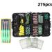 275-Piece Carp Fishing Accessories Set | Leader Clips Beads Tubes Swivels Bait Clips & Rigs - Premium Quality for International Shipping - Buy Online on GoSupps.com