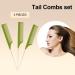 3 Piece Hair Comb Set with Metal, Pin Tail, and Fine Tooth Combs - Green - Buy Online on GoSupps.com