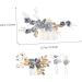 FRCOLOR 8 Sets Bridal Headwear Hair Clips for Wedding Bridal Hair Clip Side Tiaras Rhinestone Hair Accessories Wedding Hair Accessories for Bridal Wedding Tiara Miss Rhinestones Comb - Buy Online on GoSupps.com