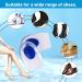 2 Pair Gel Heel Cups for Plantar Fasciitis - Blue Heel Cushion Inserts for Heel Pain Relief (UK 7.5-12/EU 40-45) - Buy Online on GoSupps.com