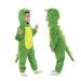 Doladola Baby Boys Girls Cartoon Animal Hooded Onesies Infant Pajamas Romper 0-3 Months Green Dinosaur