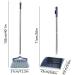 Brooms and Dustpan Set with Long Handle- Windproof Stand Up Dustpan with Brooms Combo for Home Kitchen Room Office Lobby Floor Use - Buy Online on GoSupps.com