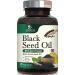 Black Seed Oil Capsules 1000mg, Premium Cold Pressed Nigella Sativa Black Cumin Seed Oil, Immune Support and Digestion Support from Vegan, Non-GMO, Blackseed Oil Softgel Supplement - 120 Capsules 120 Count (Pack of 1)