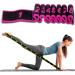Buy 2 Yoga Bands - Elastic Fitness Stretch Belt with 8 Loops in Yellow & Pink | International Shipping Available - Buy Online on GoSupps.com