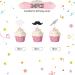 24pcs Chef Cupcake Toppers Cooking Themed Baby Shower Cupcake Decor Cooker Chef Hat Cupcake Toppers Silver Glitter Baking Cake Decorations for Chef Birthday Party Supplies - Buy Online on GoSupps.com
