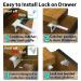 Improved Magnetic Cabinet Locks - Child Safety Locks (6 Locks & 2 Keys) | No Drilling Required | Secure Your Home - Buy Online on GoSupps.com