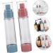 Kisangel 2pi ces Flacon Pompe Et Vaporisateur Transparent Sans Air Pour Cr me Cosm tique Format Voyage Rechargeable Pour Fond De Teint Shampoing - Buy Online on GoSupps.com