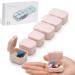 10 Compartment Daily Pill Organizer - Cute Travel Pill Box for Vitamins & Fish Oil - Portable Pink Pill and Supplement Case - Buy Online on GoSupps.com