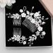 Flayem Wedding Bridal Comb & Crystal Wick Helmet - Flower Hair Accessories for Women & Girls (3 Pack) - Buy Online on GoSupps.com