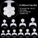 1000 Short French Style False Acrylic Nail Tips for DIY Nail Art - Transparent & White - Buy Online on GoSupps.com