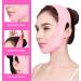 CURELIX Double Chin Reducer | Reusable V Line Lifting Belt & Face Lift Mask for Women (Pink) - Shop Now - Buy Online on GoSupps.com