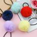 Pom Pom Hair Ties for Girls - 20 Pieces Fluffy Elastic Hair Holders for Kids and Toddlers - Assorted Colors - Cute Pompom Hair Accessories - Buy Online on GoSupps.com