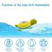 Doli Yearning Turtle Baby Bath Thermometer & Room Temperature | Fahrenheit and Celsius | Kids' Bathroom Safety & Bath Toy Gold - Buy Online on GoSupps.com
