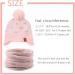 XIAOHAWANG Knitted Baby Hat with Pompom - Winter Warm Beanie for Toddler Kids (9-24 Months) - Pink Hat+Scarf - Buy Online on GoSupps.com