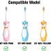 Dada-Tech Kids Electric Toothbrush Replacement Heads for KE9 - White (Shiba Inu Dog Design) - Pack of 2 - Buy Online on GoSupps.com