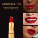 BESAME Forever Red Lipstick - 1925 | Classic Long Lasting Color for All Skin Tones | Luxe Vintage Makeup with Vitamin E | Semi-Matte Satin Finish | Sensitive Skin Friendly - Buy Online on GoSupps.com