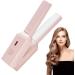 Small Curling Iron Rechargeable Hair Straightener and Curler - Multifunctional Straight and Curly Hair Wand for Girls and Teens Jiahua Pink - Buy Online on GoSupps.com