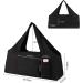 KUAK Large Yoga Mat Bag with Full Zipper Closure & 5 Pockets - Durable Yoga Mat Tote Sling for Women, Fits Most Size Mats - Black - Buy Online on GoSupps.com