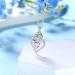 Cute Cat Necklace with Sparkling Zirconia Crystal Birthstone Pendant Necklace for Girls Womens White Gold Over 925 Sterling Silver Animal Necklace Birthstone Jewelry Sweet Present Girlfriend Sisters J October-Tourmaline - Buy Online on GoSupps.com