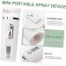 Healeved 2pcs Hydrating Instrument Handheld Mist Sprayer Handy Mini Sprayer Mini Humidifier Facial Abs White - Buy Online on GoSupps.com
