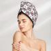 Hair Towel Wrap - Quick-Dry Towel Turban with Button Design (Gnomes & Hearts) | Perfect for International Shipping - Buy Online on GoSupps.com