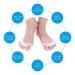 ZLXHDL 2 Pcs Toe Separator Bunion Corrector for Women & Men - Comfortable & Easy to Clean Toe Dividers (White) - Buy Online on GoSupps.com