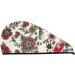 Dark Enchanted Flowers & Birds Microfiber Hair Towel - Soft Super Absorbent Coral Velvet Wrap for Long Curly & Thick Hair - Quick Dry Cap for Women - Buy Online on GoSupps.com