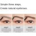 Waterproof Micro Fork Eyebrow Pencil Microblading Eyebrow Pen with 2 Fork Tips Applicator 3D Waterproof Eyebrow Pen for Creating Natural Eyebrows (#03) - Buy Online on GoSupps.com