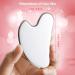 Gua Sha Stainless Steel Tool | Topnpeko Face Massager for Tension Relief & Slimming | Silver Heart Shape Beauty Tool - International Shipping - Buy Online on GoSupps.com