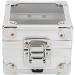 Nail Drills Organizer Transparent Clamshell Design Sturdy Durable Nail Drills Storage Box 25 Holes Slot Design Drop Resistant for Nail Salons (Silver) - Buy Online on GoSupps.com