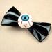 Lankater 2pcs Eyeball Hair Bow Clips - Solid Punk Hair Accessories for Girls | Perfect Gift in Black - Buy Online on GoSupps.com