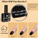 BELLEBOOST 15ml Black and White Gel Polish Set | Long Lasting Soak-off Nail Art | Salon and Home Manicure Kit - Buy Online on GoSupps.com
