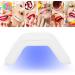 Nail Dryer Lamp Mini 2W LED UV Single Finger Drying Lamp with 45s/60s Timer Setting No Damage Hands Nail Gel Curing Lamp USB Charge (Yinhingbe51gsrvqm-11) - Buy Online on GoSupps.com