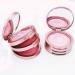 3-Layer Round Eyelash Storage Case with Mirror - 2PCS Rose Gold Organizer for Travel - Buy Online on GoSupps.com