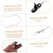 Gleavi 5 STK Hearing Aid Safety Clips & Cable Clips - Anti-Loss Protection | Mini Nylon-Silicone Loudspeaker | International Shipping - Buy Online on GoSupps.com