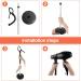 Adjustable Hair Dryer Holder Stand | 360 Rotating Blow Dryer Bracket for Bathroom & Vanity | Heavy Base Removable Design - Buy Online on GoSupps.com