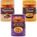 Gravy Granules Bundle With Goldenfry Chip Shop Curry Sauce Granules 160g Cheese Sauce Granules 160g and Peppercorn Sauce Granules 160g (3 Pack)