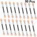 Baluue 50pcs Eyeshadow Brush Kit Applicator Makeup Brush Eye Spoolie Brush Eye Blending Brush Pink 8x1cm Pink - Buy Online on GoSupps.com