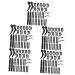 Lurrose 100 pair of anti-slip cover for glasses glasses ear brick holder for glasses brick ears for glasses glasses holder slipproof drama.