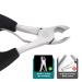 YINYIN Podiatrist Toenail Clippers - Professional Thick & Ingrown Toe Nail Cutters for Men & Seniors - Super Sharp Curved Blade Grooming Tool (Black) - Buy Online on GoSupps.com