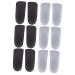 6 Pairs Insole Wearable Heel Cushion Heel Pad Height Increased Cushion Heel Protector Height Increase Socks Increase Lifting Socks Foot Protection Pad Heel Support Pad