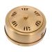Healeved tool 1 piece of cardboard Moxibusion-Box Traditional Moxibusion can Moxibusion-Tank Moxa burner Moxibuscap mugwort Chinese massage tools copper portable instrument 8x8x3.5cm Golden