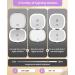 Wobsion Travel Magnifying Mirror with Light 1x/10x LED Compact 2-Side Illuminated Makeup Mirror - Dimmable, Rechargeable Handheld Pocket Mirror for Women (Black) - Buy Online on GoSupps.com