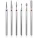 Lusofie 6 Pcs Diamond Carbide Nail Drill Bits Set - Professional Cuticle Remover Kit for Nails - 3/32 Safety Clean Dead Skin Tool - Buy Online on GoSupps.com