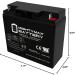 Buy Mighty Max Battery ML18-12 - 12V 18AH Replacement for Power-Sonic PS-12180NB Internationally | Best Quality & Fast Shipping - Buy Online on GoSupps.com