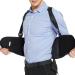 New adjustable waist support belt industrial work back support medical lumbar spine fitness weight lifting back belt with shoulder straps waist pain relief back vertebrae black xx